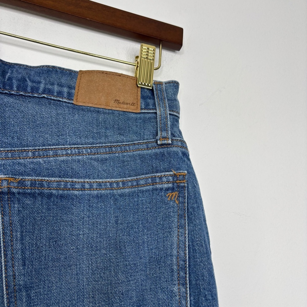 Madewell Straight Leg Jeans in Medium Blue - Picture 8 of 14